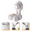 2Pcs Universal Shower Head Holder White Punch Free Suction Cup Bracket 6