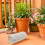 2Pcs Beige Plastic Worm Compost Bin Outdoor for Patio Kitchen Waste 7