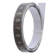 Stainless Steel Adhesive Measuring Tape with DualScale Precision for Workbench and Router Table 1M