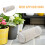 2Pcs Beige Plastic Worm Compost Bin Outdoor for Patio Kitchen Waste 9