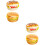 4Pcs Realistic PU Fake Burger Models Light Brown Kitchen Display 6