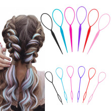 24PCS MultiColor Hair Tool Set Large and Small Hair Loop Styling Tools for Women and Girls