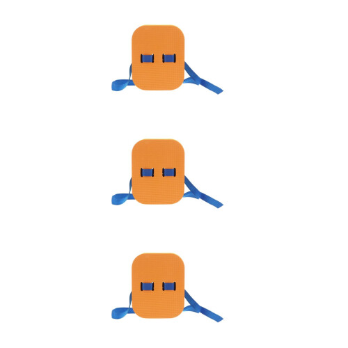 3Pcs Orange Eva Swim Trainer Floaties for Kids Durable Learning Aid 2