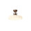 LED Flush Mount Ceiling Light Bedroom Lamp, ThreeColor Modes, Feather Shape, Warm Ambient Lighting 1