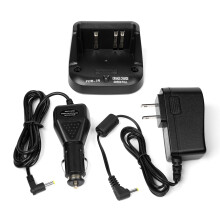 Dual Power Desk Rapid Charger for Yaesu Radio VX and HX Series with AC DC Adapters