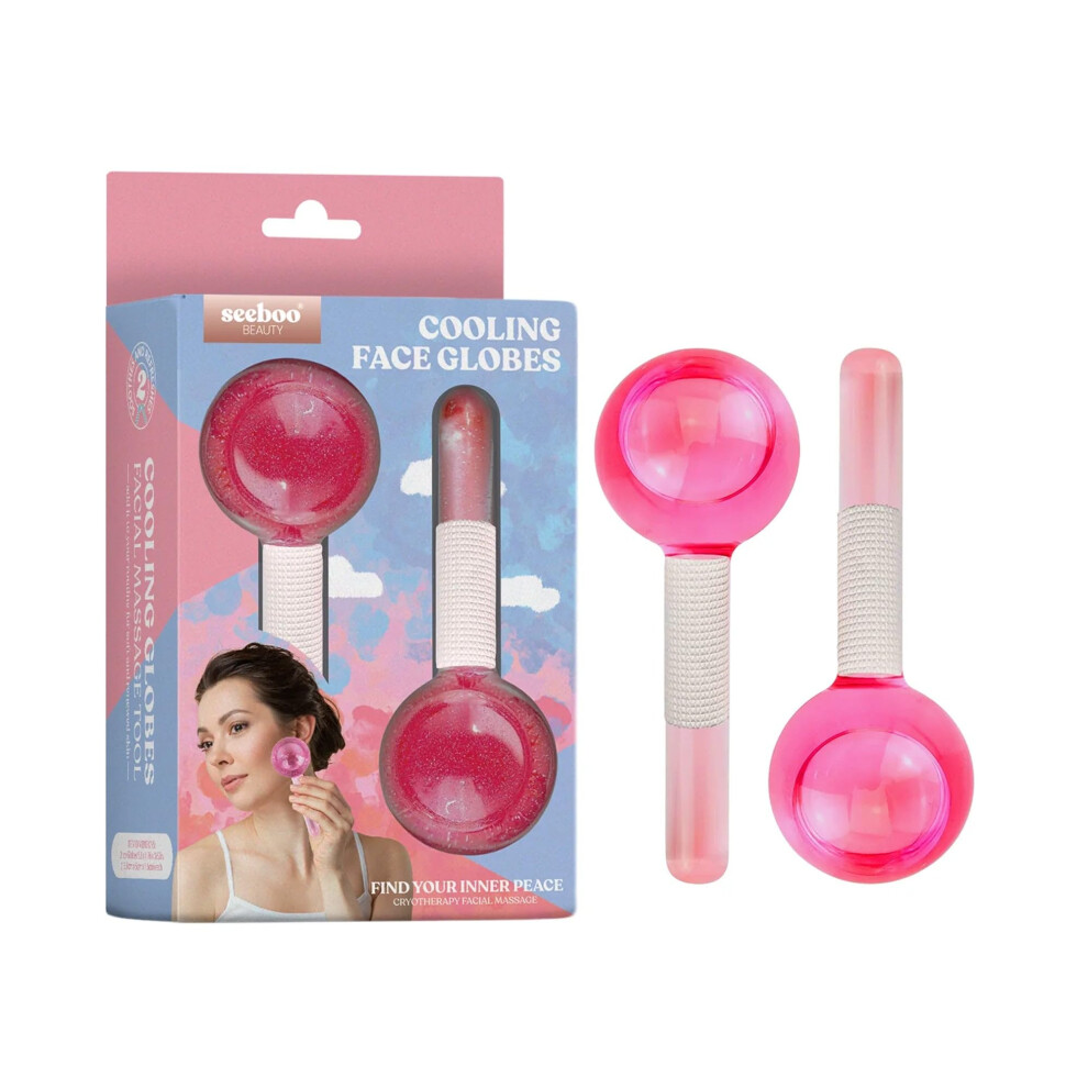 Facial Ice Globes for Puffy Eyes Depuff and Brighten Cold Therapy Skin Tightening Set