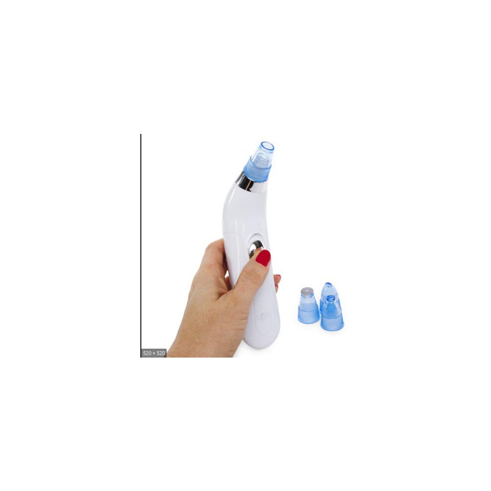 Blue Electric Blackhead Remover With Tip, Rechargeable Pore Vacuum For Deep Facial Cleansing