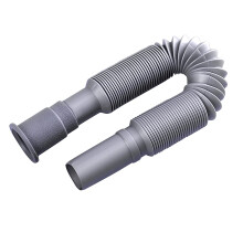 Flexible Sink Drain Pipe 11/4 Inch Adjustable Length Universal Basin Hose for Kitchen and Bathroom