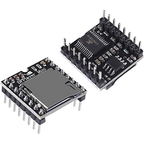 2PCS DFPlayer Mini MP3 Player Audio Module with 2W 8Ohm Speaker for Arduino DIY Projects 1