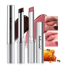 2Pcs Honey Tinted Lip Balm Hydrating Vegan Formula for Dry Lips with Sheer Glossy Finish