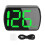 HUD Geschwindigkeitsmesser DC5V USB-C Schwarz+Grün KM/MPH 3