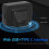HUD Geschwindigkeitsmesser DC5V USB-C Schwarz+Grün KM/MPH 6