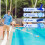 Aluminium Telescopic Pool Cleaning Pole Adjustable 5Piece Lightweight Extension Handle Silver 5