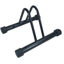 Bike Floor Stand with Adjustable NonSlip Feet, RustResistant Steel, Fits Tires up to 2 Inch