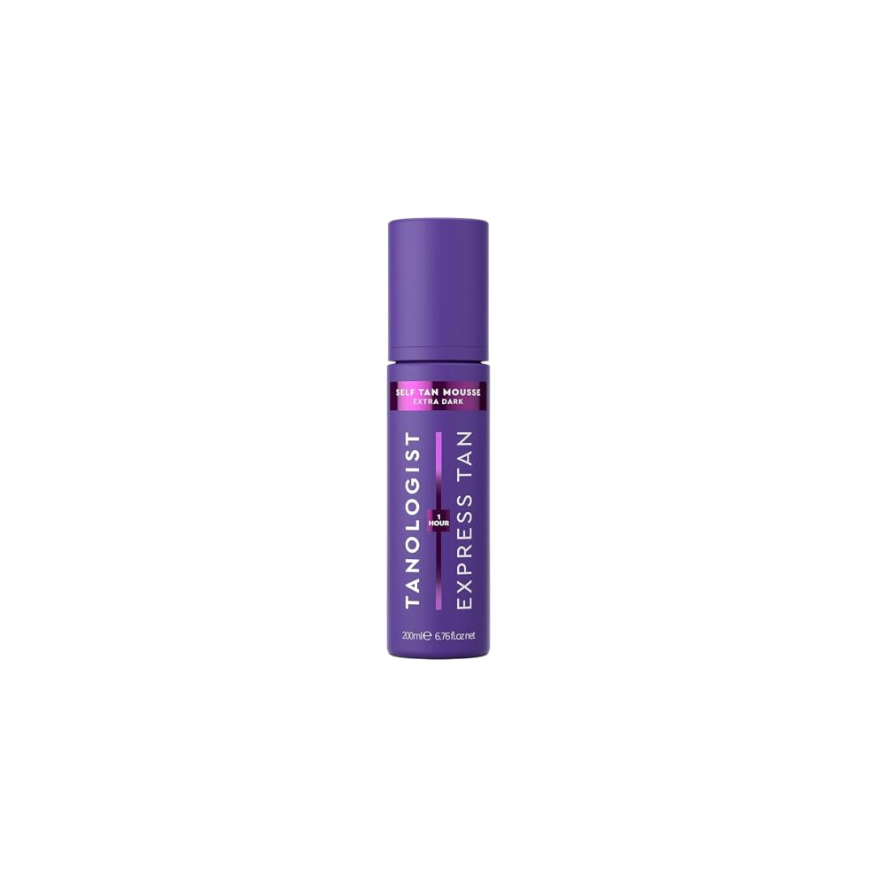 Tanologist Dark Mousse, Extra (200Ml) Hydrating Self Tanning Mousse, Natural Ingredients & Vegan, Dermatologist Approved, Clean Ingredients & Vegan