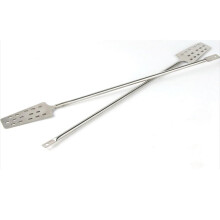 62cm Stainless Steel Wine Stirrer with Long Handle, Ergonomic Grip Homebrew Mixing Paddle 1pc