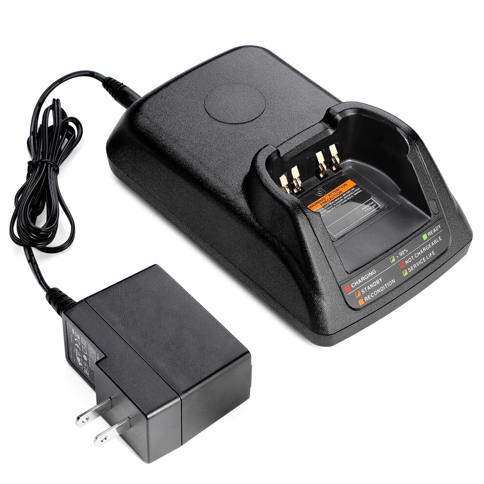 Rapid Desktop Charger Fast Charging For Motorola Radio Apx6000 Apx8000 Pmpn4174a 9174973520665