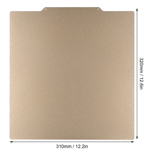 Langlebiges doppelseitiges 320x310mm PEI-Blatt mit Textur für 3D-Drucker 1