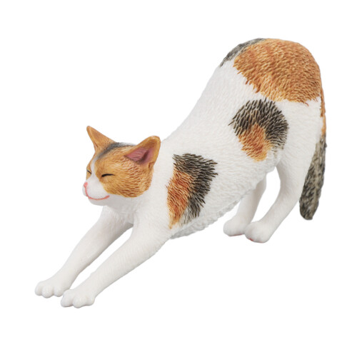 Modell: Dehende Katze - Realistische Plastikfigur 2