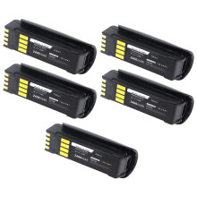 5Pack Scanner Battery for Zebra MT2000 Series MT2070 MT2090 RFD5500 3.7V 2400mAh Liion
