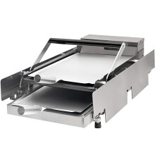 Commercial Hamburger Toaster with Dual Size Options, Fast Heating Control, Easy Clean Stainless Steel