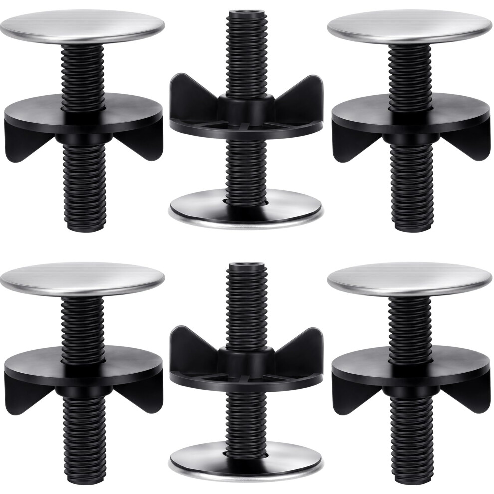 Pack Of 6 Stainless Steel Kitchen Faucet Hole Cover, Rustresistant Sink Plug With Leakproof Seal 9044945418330