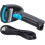 Wireless Barcode Scanner 2D QR Code Reader IP54 Waterproof 72Hr Battery for Retail Logistics Black Blue 5