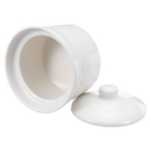 Porcelain Soup Pot with Lid, HeatResistant Small Ceramic Casserole Dish for Stew and Serving