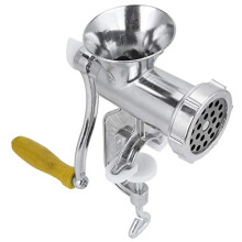 Manual Meat Grinder with Sausage Stuffer, Aluminum Alloy Hand Crank for Home Kitchen Beef and Pork