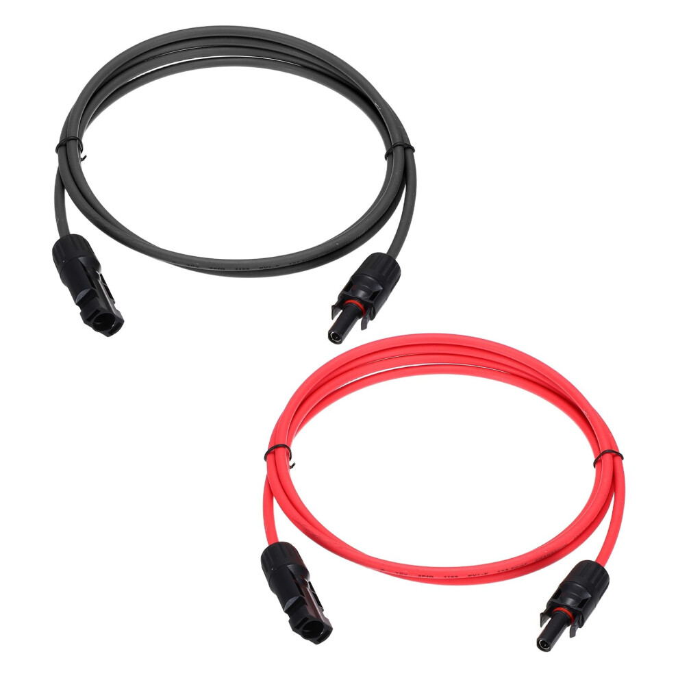 Solar Panel Extension Cable 14Awg 1000V Male To Female Waterproof Pv Wire For Outdoor Rv Solar Systems 6.6Ft 9070919969751