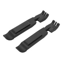2 piezas de palancas de neumáticos de nylon, 50 g, Montaña/Carretera, Negro