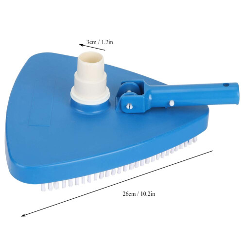Weighted Triangular Pool Vacuum Head for Better Corner Cleaning and Versatile Pool and Pond Use 2