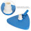 Weighted Triangular Pool Vacuum Head for Better Corner Cleaning and Versatile Pool and Pond Use 2