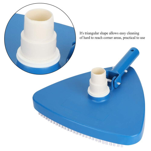 Weighted Triangular Pool Vacuum Head for Better Corner Cleaning and Versatile Pool and Pond Use 1