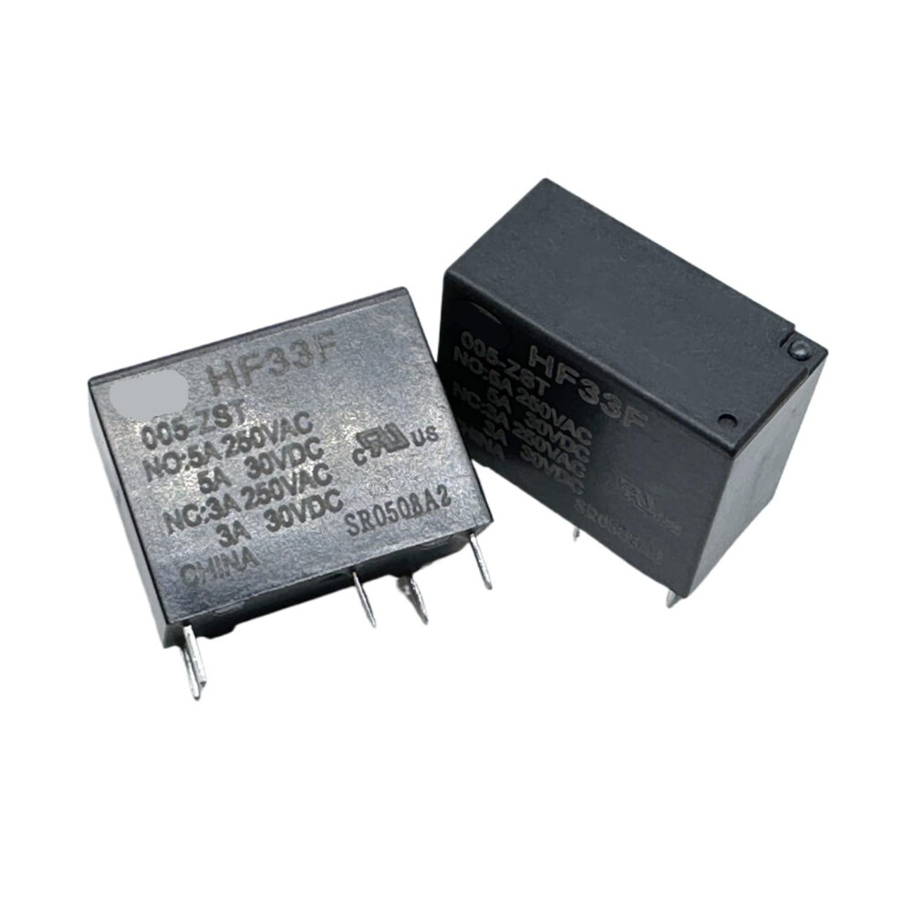 Hf33f 5V 5A Spdt Pcb Relay 5Pin Compact Pcb Mount For Electronic Projects And Load Switching 9113335733381