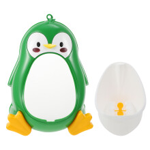 1Pièces Potty Vert Pingouin Matériau PP Urinal Amusant