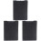 3Pièces Clipboard Portable Noir Multifonction Pour Et Étudiants 2