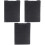 3Pièces Clipboard Portable Noir Multifonction Pour Et Étudiants 3
