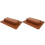 2Ensembles Repose-Main Ongles Confort PU Marron Usage Domestique 4