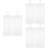 6Pièces Plastique Support Carte Parking Handicapé Usage Auto 8