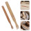 2Pcs Bamboo Paddle Pottery Tools Khaki for Clay Compression & Trimming 9
