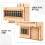 Cabane Bois DIY Khaki Puzzle Décor Table Sable 7