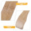 2Pcs Bamboo Paddle Pottery Tools Khaki for Clay Compression & Trimming 8
