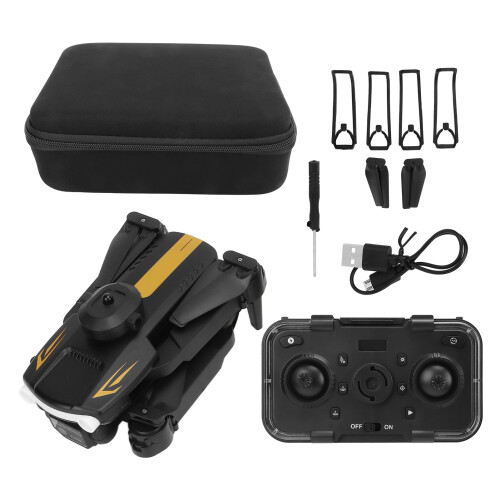 WiFi FPV Drone with 1080P Camera Compact Drone for Beginners Upgraded Gameplay WiFi Function for App Connection Foldable Mini Design LED Light