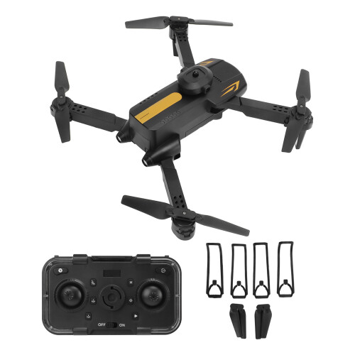 WiFi FPV Drone with 1080P Camera Compact Drone for Beginners Upgraded Gameplay WiFi Function for App Connection Foldable Mini Design LED Light 2
