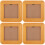 4Pcs Square Photo Frame For Picture Display Home Decoration 7