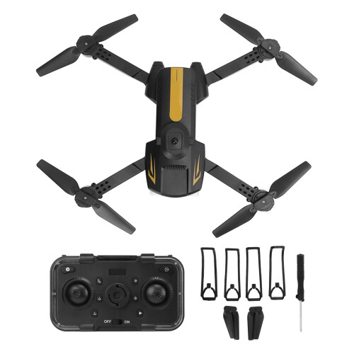 WiFi FPV Drone with 1080P Camera Compact Drone for Beginners Upgraded Gameplay WiFi Function for App Connection Foldable Mini Design LED Light 1