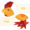 3Pcs ABS Clockwork Wind Up Chicken Toy Easter Egg Hunt Prize 5