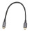 Κοντό καλώδιο USB C με λειτουργία plug and play, καλώδιο φόρτισης δεξιάς γωνίας 40Gbps για 6