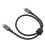 Κοντό καλώδιο USB C με λειτουργία plug and play, καλώδιο φόρτισης δεξιάς γωνίας 40Gbps για 4